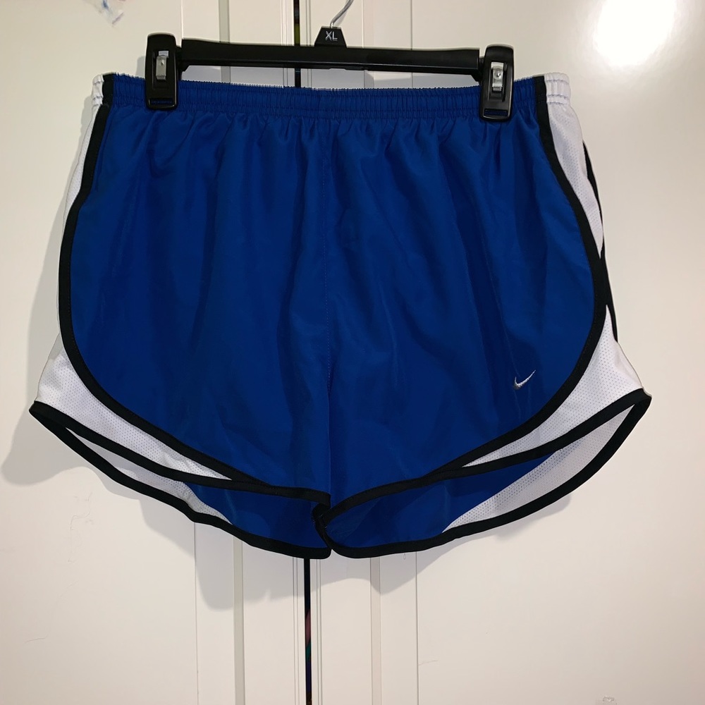 Blue nike shorts